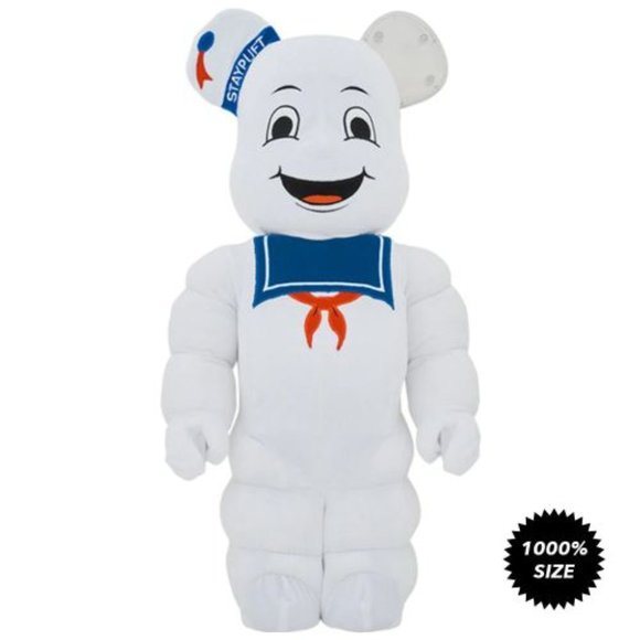 Ghostbusters: Stay Puft Marshmallow Man (Costume Ver.) 1000% Bearbrick by Toy - Picture 1 of 2
